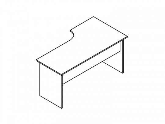 Стол левый SET-1600-1L