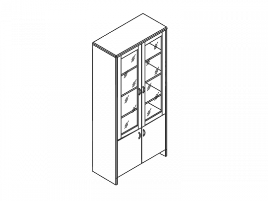 Шкаф высокий 102-704