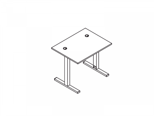 Стол на T-образном каркасе  2MTK.077