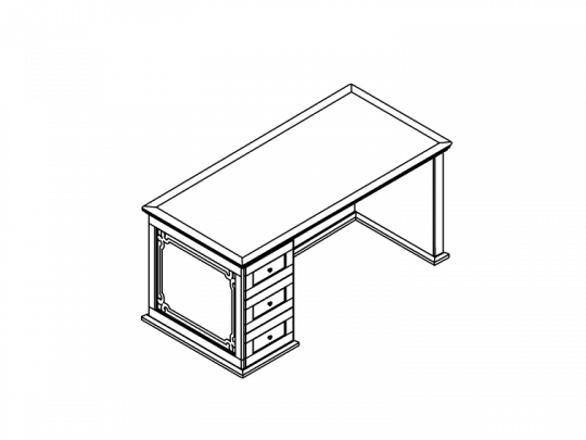 Стол письменный 136S034