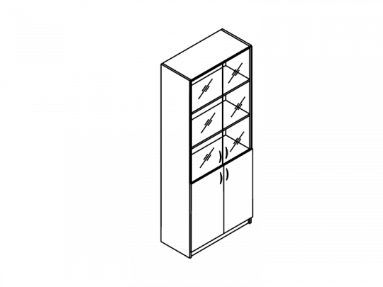 Шкаф высокий ХНС 85.2