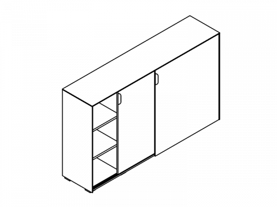Шкаф-купе средний 180850