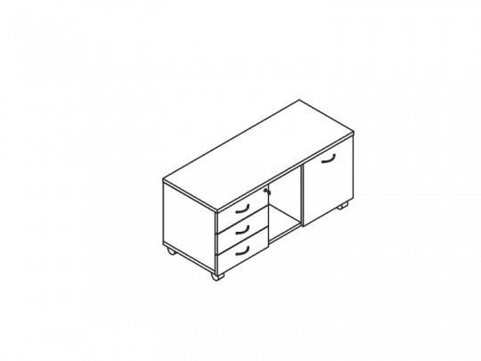 Тумба для оргтехники А4-262
