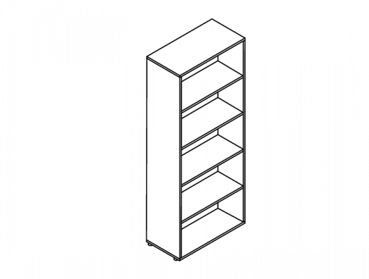 Стеллаж высокий А4-375