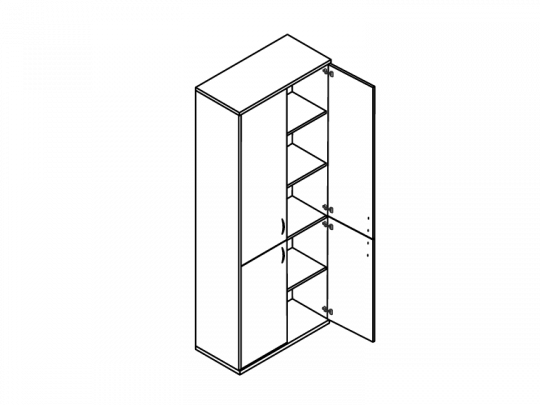 Шкаф высокий СТ-1-3