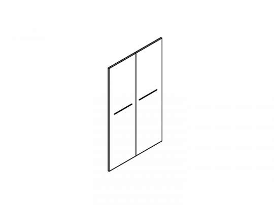 Пара дверей для шкафа SW-1DPO