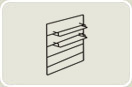 MST174841. Стеновая панель/2 полки