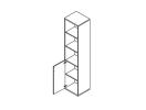 СУ-1-1Л. Шкаф левый 403x365x1975