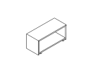S-120EX-60. Каркас тумбы 1330x600x660