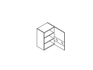 W1DS_R_75_60. Шкаф навесной 600x315x750