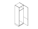 TH_R_210_60. Колонка под холодильник 600x580x2200