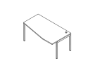 XMCT-169R. Стол правый 1600x900x750