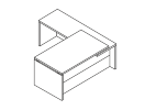 LT-C18L. Стол левый 1800x900x750