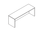 LT-PS20. Пристенный стол 2000x550x750