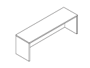 LT-PS22. Пристенный стол 2200x550x750