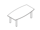 LT-SP2. Стол переговорный 2400x1200x750