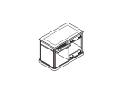 PV1260. Стол компьютерный 1200x600x780