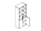 LT-ST-1.2. Шкаф высокий 800x430x2012