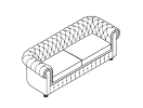 BL003. Диван 2230x930x740