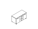 Т2508. Тумба сервисная 1202x550x652