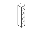 KSU-1. Стеллаж высокий 400x430x2060