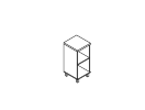 KSU-3. Стеллаж низкий 400x430x960