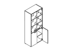 THC-85.2. Шкаф высокий 850x430x1920