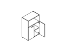 TMC-85.3. Шкаф средний 850x430x1165