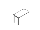 LVRP22.1206-1. Стол приставной 1200x600x740