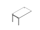 LVRP22.1408-1. Стол приставной 1400x800x740