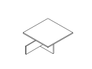 LVRN31.1111-B. Дополнительный элемент переговорного стола 1100x1100x740