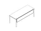 LVRN41.2003-А. Лицевая панель стола 1800x160x350