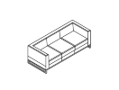 D3. Диван трехместный 1715x730x700