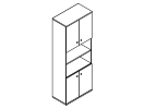 V-605. Шкаф высокий 820x440x2195