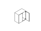 F65-CBN02. Корпус шкафа 800x460x800