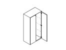 F65-CBN02. Корпус шкафа 800x460x1600
