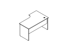 С-34Л. Стол левый 1350x890x740