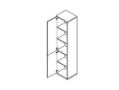 Л.СУ-1.3Л. Шкаф левый 411x410x1975