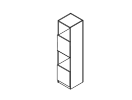 LBRBO.24. Основной модуль 4 секции 2 двери 400x400x1573