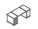 ELSCR248. Стол письменный 2050x950x750