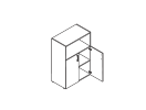 LT-ST-2.1. Шкаф средний 800x450x1195