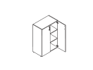 LT-ST-2.3. Шкаф средний 800x450x1195