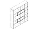 SPBAC3824. Задние стенки 385x246x18