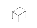 СП-1S. Стол письменный 900x720x755