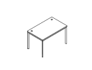 СП-2S. Стол письменный 1200x720x755
