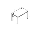 СП-2SD. Стол письменный 1200x720x755