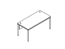 СП-4SD. Стол письменный 1600x720x755