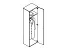354. Гардероб 600x450x2070