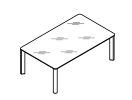 161 902. Стол переговоров 2000x1200x750