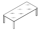 161 903. Стол переговоров 2600x1200x750